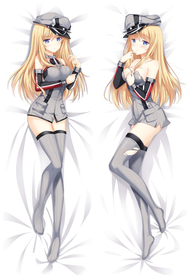 Bismarck-Kantai Collection Dakimakura Japanese Hugging Body PillowCase